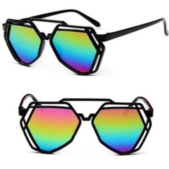 UNISEX MIRRORED LENSES SUNGLASSES - Picture 1 of 3